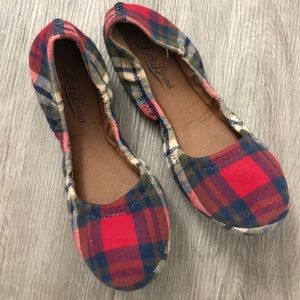 Lucky Brand Plaid Emmie Flats